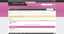 Desktop Screenshot of jbhc.in